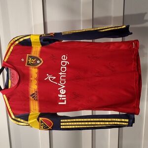 Signed Adidas real salt lake soccer jersey